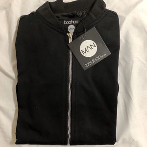 Boohoo Black Bomber Jacket